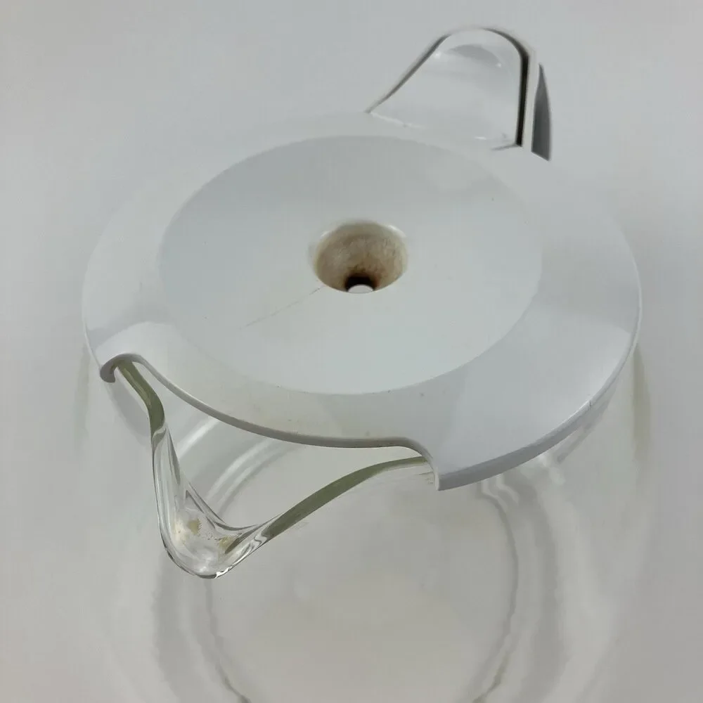 Braun KFK 500 Coffee Maker Carafe AromaDeluxe White Glass 10 Cups